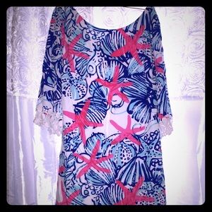 Lilly Pulitzer She She Shells XL Tunic Dress